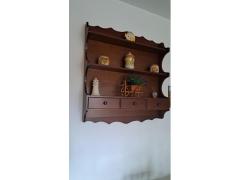 Piattaia da parete in legno massello