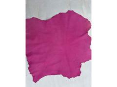 Pelle fodera interna colore lilla anilina