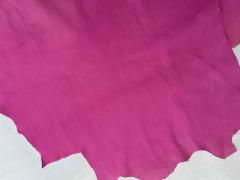 Pelle fodera interna colore lilla anilina