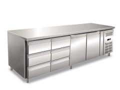 Tavolo refrigerato 6 cassetti