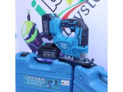 Seghetto alternativo professionale con 2 batterie 21V RICARICA RAPIDA 2500SPM