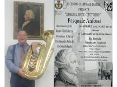 Vitaliano Gallo dirige  l’harmonie municipale P. Aanfossi, Dimanche Le 16 Avril 2023 Cloître des Dom