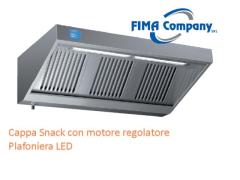 Cappa Snack con motore regolatore e plafoniera LED