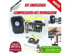 MINI COMPRESSORE EMERGENZA AUTO KIT