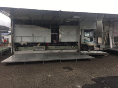 autocarro euro cargo 80.18 negozio auto con pedana idraulica altezza cm da terra 25 modello fiat