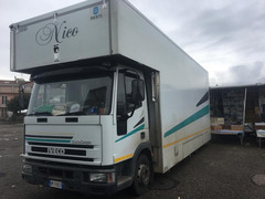 autocarro euro cargo 80.18 negozio auto con pedana idraulica altezza cm da terra 25 modello fiat