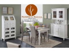 Mobili Rustici Shabby Chic Credenza 3 ante 3 cassetti bianca cod 60 nuove  