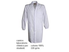 Camice scolastico per laboratorio chimica