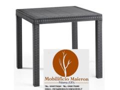 Set Sedie e Tavoli Polipropilene Ristorante Bar Per Arredo Esterno
