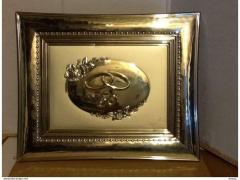 Quadro Argento Anniversario 50 Anni di Matrimonio