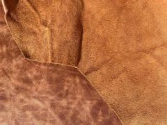 Pellame crazy horse a vegetale bottalato nocciola