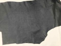 Scampolo pelle a vacchetta bottalato nero SP. 1,5