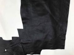 Scampolo pelle a vacchetta bottalato nero SP. 1,5