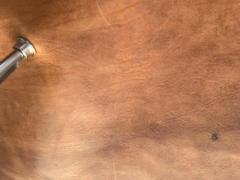 Scampolo pelle a vegetale martellata brandy – SP. 1,4 MM