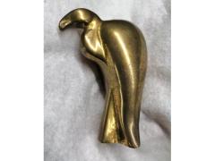 cervo e condor in bronzo