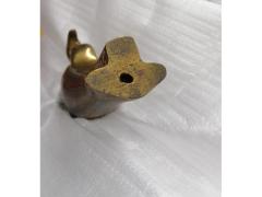 cervo e condor in bronzo