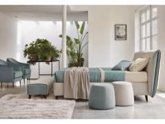 Letto fusto in legno sfoderabile