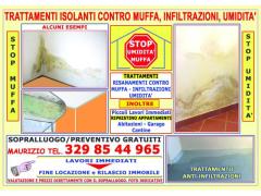 TRATTAMENTI CONTRO INFILTRAZIONI, MUFFA UMIDITA'
