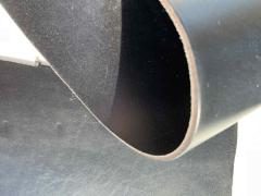 Scampoli pelle cuoio vegetale colore nero SP. 3,8 MM.