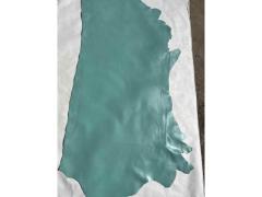 Pelle di vitello liscio verde acqua marina
