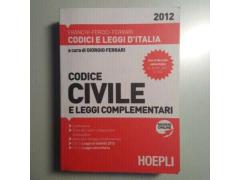 Codice Civile 2012 e Leggi Complementari - Hoepli - 2012