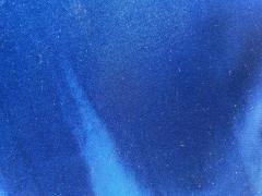 scampolo velluto liscio doppiato azzurro