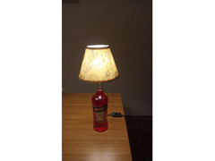 Lampade costruite con bottiglia