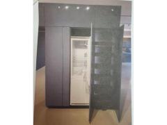 Cucina da mostra moderna ad angolo carta da zucchero