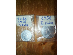 N.5 Monete della Lira