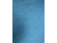 Pelle di vitello stampa Cocco colore Celeste – Sp. 2,0