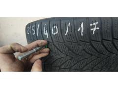 2 gomme invernali usate 215/40/17