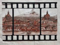 "Pellicola dell'Etna - il dipinto 50 cm x 35 cm