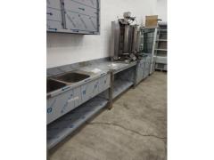 ARREDAMENTO IN ACCIAIO INOX - PRONTA CONSEGNA - LAVATOI - TAVOLI - TAVOLI ARMADIATI - PENSILI