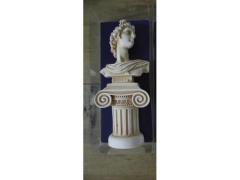 Colonna busto Statua Apollo stile greco romano