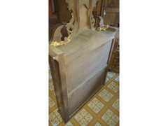 Trumeau: cassettone con ribalta e specchio