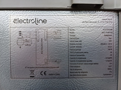 Frigorifero marca electroline modello SDLE-16SM1XE0