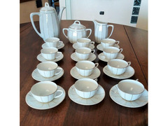 Servizio caffè  vintage  porcellana tedesca KPM  Berlin .