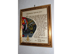 QUADRO PREGHIERA DEL VIGILE DEL FUOCO