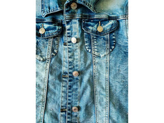 Giacca in jeans smanicata