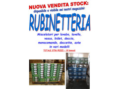 Nuovo stock di rubinetteria 2756pz