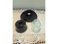 Calamaio in bakelite  d'epoca  colore  nero