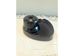 Calamaio in bakelite  d'epoca  colore  nero