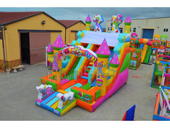 Gioco gonfiabile scivolo per bambini per luna park