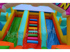 Gioco gonfiabile scivolo per bambini per luna park