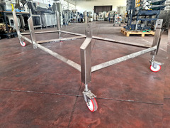 CARRELLO INDUSTRIALE INOX USATO