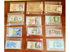 Banconote  straniere n° 12   anni '90  stato  come da foto