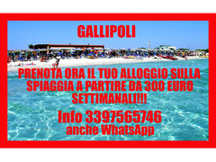 Gallipoli economica casa vacanze 50 metri dal mare / 1