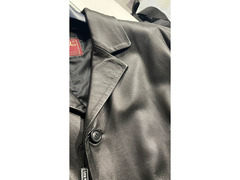 cappotto trench lungo  uomo vera pelle morbida