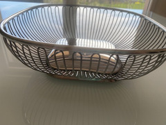 Centrotavola in acciaio marca Alessi
