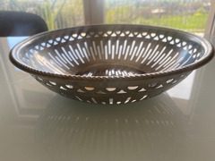 Centrotavola in acciaio marca Alessi